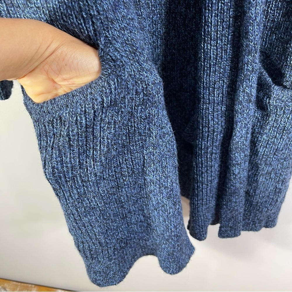 Peruvian Link Alpaca Collection Cardigan Sweater Womens OS Color Blue/Navy Blue - Picture 5 of 11